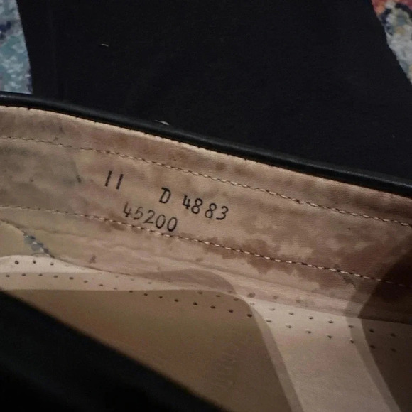 Allen Edmonds Maxfield Goodyear men’s Black Leather Tassel Loafers Size 11 D - Picture 6 of 6